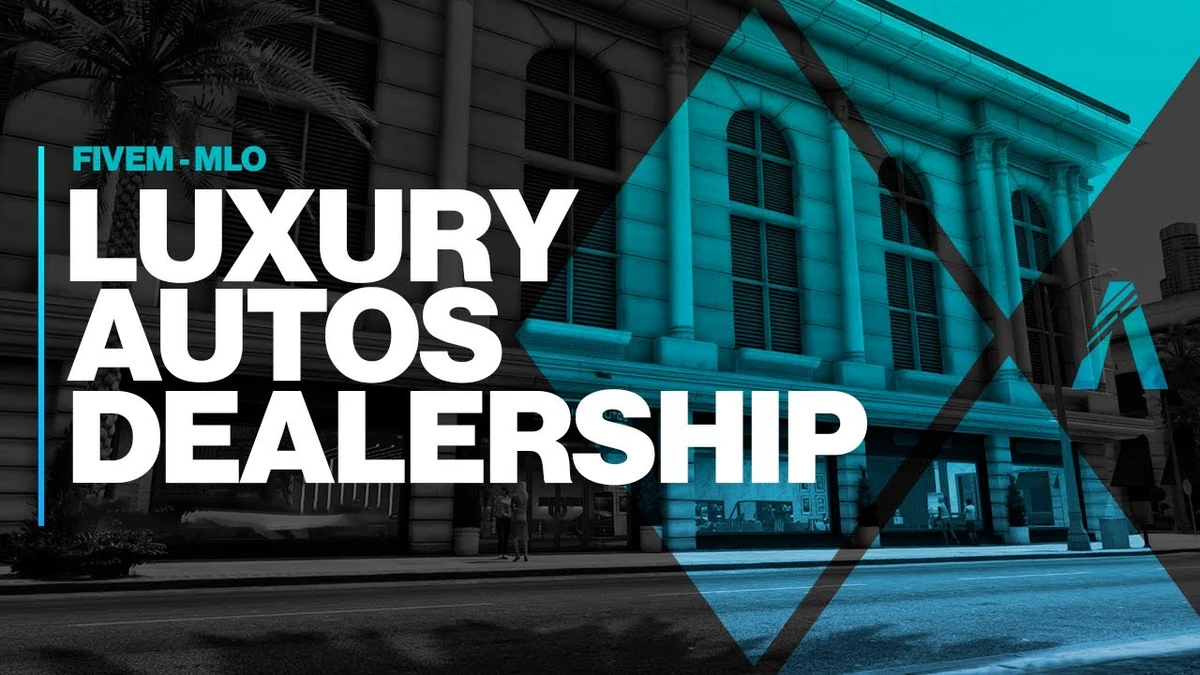 Luxury Autos Dealership MLO | Fully Open Source FiveM Interior